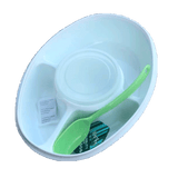 Contenedor Plástico con Cubiertos G Verde - ZAPALLITO