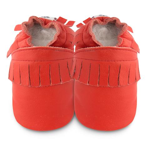 Zapatos Shooshoos Mocs Rojo