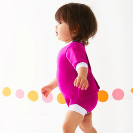 Traje Agua Baby Snug Fucsia Blanco Splash About