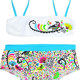 Bikini Bandeau L'Histoire de Birdy - Talla 7-8 años - Splash About