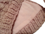 Gorro Lana con Amarre y Pompón Zapallito