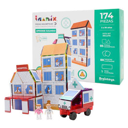 Variedades Imanix BRAINTOYS Set 174 piezas - Hospital