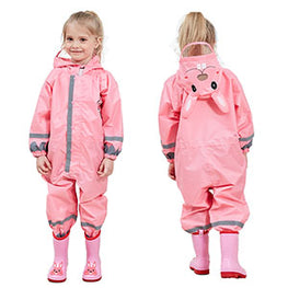 Overol Impermeable Zapallito  Rosado