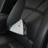 Sujetador cinturón de seguridad de auto triangular Plateado - ZAPALLITO