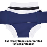 Traje de Agua Happy Nappy Diaper Wetsuit Navy - Splash About