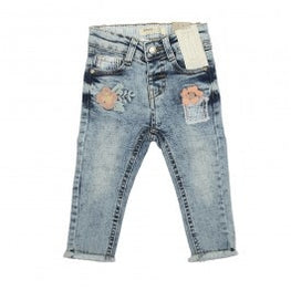 Jeans INFANTI Parches y Flores