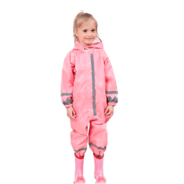 Overol Impermeable Zapallito  Rosado