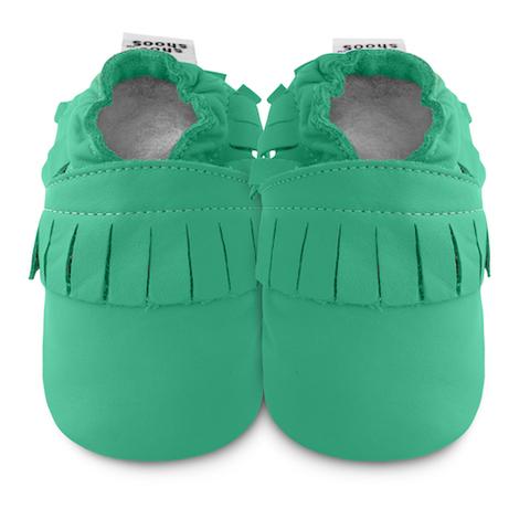 Zapatos Shooshoos Mocs - Verde