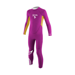 Traje Surf niñas Fucsia/ Amarillo - SIRENA SPA